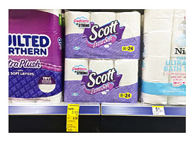 Buy 1 Scott Extra Soft Double Roll Toilet Paper, 12 Ct 333.6 Sq Ft $ .