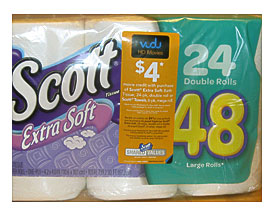 On Scott Bath Tissue And Scott Paper Towels At Walmart