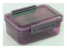 Clic Tite Double Decker Sandwich Box 1.1L Berry Lunch Bag Land
