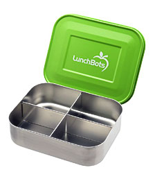 Home WOD Things BPA Free Containers Lunchbots Quad Green