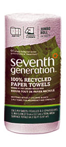 Seventh Generation 100% Recycled Paper Towel Rolls, 2 Ply, 11 X 5.4 .