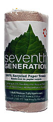 Seventh Generation 100% Recycled Paper Towels Unbleached Thrive .