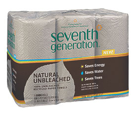 Seventh Generation Paper Towels, Unbleached, Regular Roll Free .