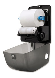 . SofPull 59489 SofPull Mechanical Towel Dispenser Hand Towel Dispenser