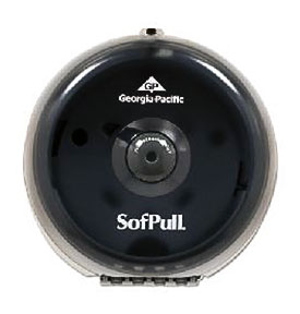 Professional Sofpull Mini Coreless Centerpull Bath Tissue Dispenser .