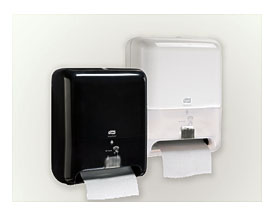High Capacity Electronic Roll Towel Dispenser Black. Second