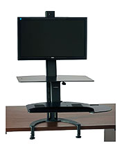 6301 TaskMate Go Single Monitor With Large Work Surface
