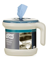 Tork Reflex Portable Starter Pack Including Blue Roll Hand Towel .
