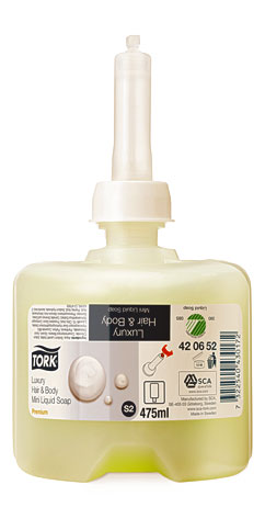 Tork Handzeep Luxury Hair & Body S2 1629 Kb Dispenser Liquid Soap .