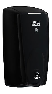572028A Tork Auto Foam Touch Free Soap Dispenser, Black SCA Tissue .