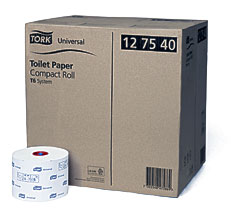 Tork Universal Toilet Paper Compact Roll 135m Tork Compact Roll Auto .