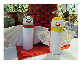 How To Make An Angel Ornament Toilet Paper Tube Coffee Filter Doily .