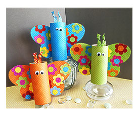 Butterfly Toilet Tubes Via Bo Bunny Nothing Says Springtime Cheer .