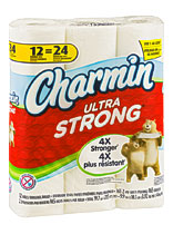 Charmin Ultra Strong 2 Ply Double Rolls Bath Tissue 1980 Sheets