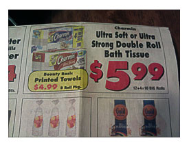 . 16 Double Rolls Of Charmin Ultra Soft Or Ultra Strong For $ 5 99 This