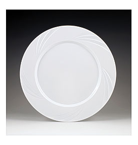 Newbury Luncheon Plate Plastic Cups, Utensils, Bowls, Platters