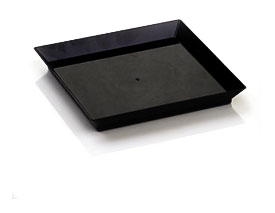 Medium Modern Plate Black 5 Inch 100 Count Box