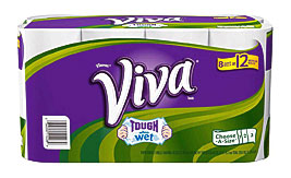 16 Count Viva Giant Roll Paper Towels + $5 Target Gift Card $18 + Free .