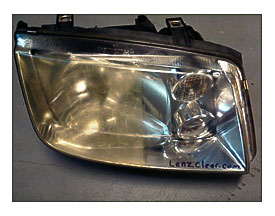 Oxidized Headlight Restore From Junkyard LenzClear