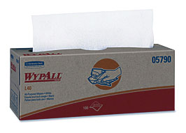 Wypall L40 Cloth like Wipes 9.80" X 16.40" White Absorbent, Wet .