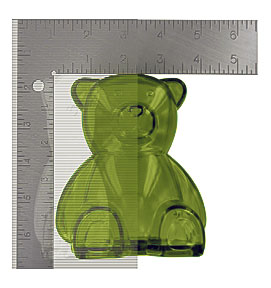 Plastic Bear Shape Bank Trade Show Giveaways 2.16 Ea.