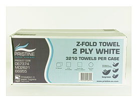 Home Washroom, Janitorial & Paper Products Z Fold Hand Towels