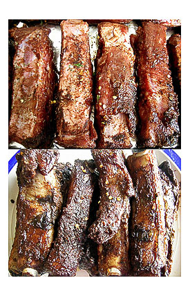 Cocoa Spiced Pork Let off Ribs