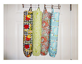 Plastic Bag Holder Grocery Bag Storage Kitchen By SewNiceDesigns