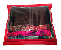 . Bags + FREE P&P Clothes Sari Saree Storage Clear Transparent Plastic