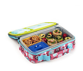 Rubbermaid LunchBlox Entree Food Container With Dividers, Case Of 6 .