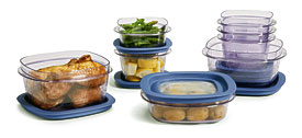 Rubbermaid LunchBlox Entree Food Container With Dividers, Case Of 6 .