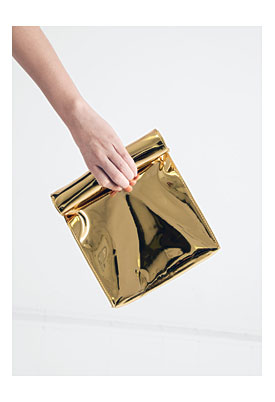 Gold Foldover Bag From New Classics Studios Garmentory
