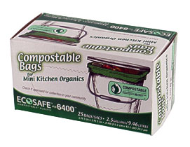 . Presto 25 Count 2 1 2 Gallon Compostable Plastic Bags
