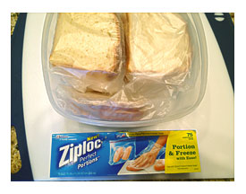 When Ready To Serve, Remove The Bread From The Freezer Bags, Wrap The .