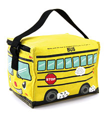 Details About Bright Yellow School Bus Insulated Lunch Bag Canvas