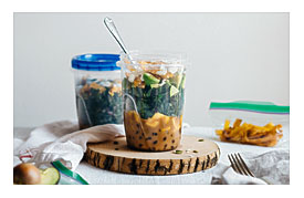 Ziploc® Kale And Crispy Tortilla Salad Ziploc® Brand SC .