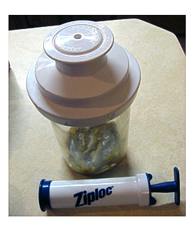 . Vacuum Pump That Comes With The Ziploc Vacuum Starter Kit Is An Ideal